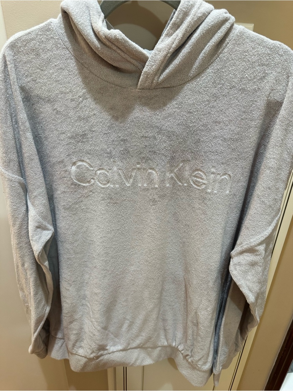 Calvin Klein Light Gray Hooded Men's Size M